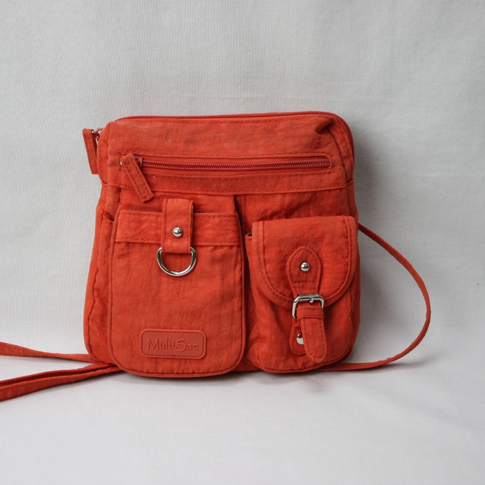 MultiSac Crossbody Shoulder Bag  Purse Orange